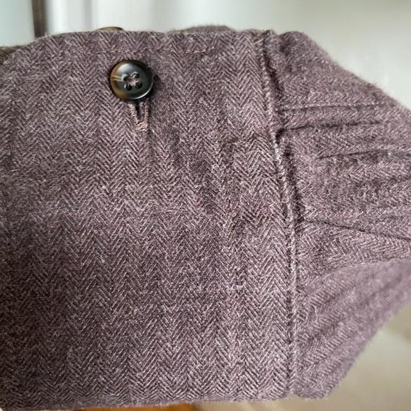 Brown Houndstooth flannel Uniqlo Button Down Shirt - Picture 2 of 2